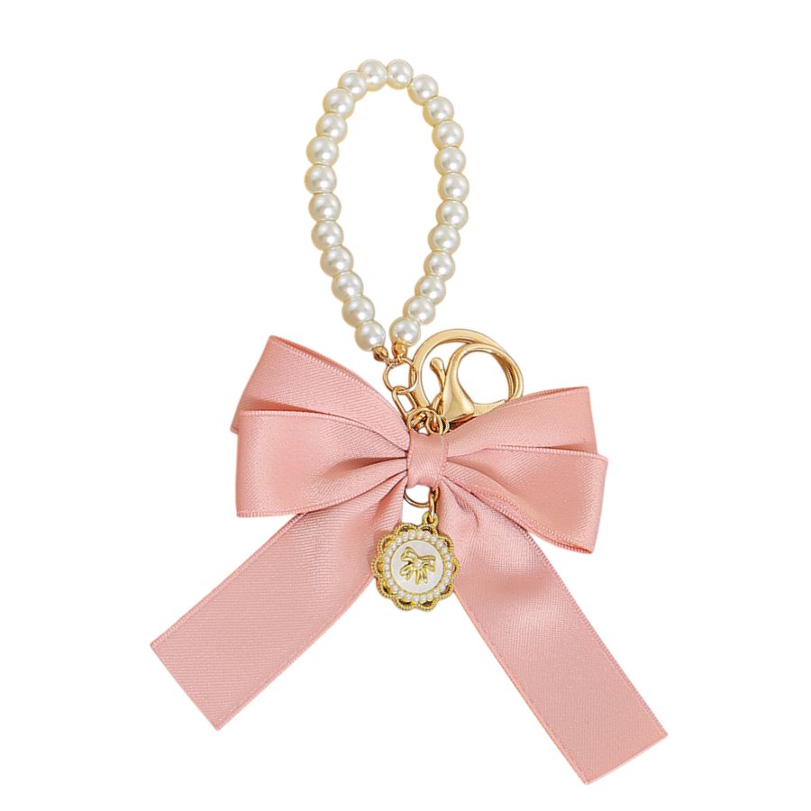 Bow & Pearl Charm